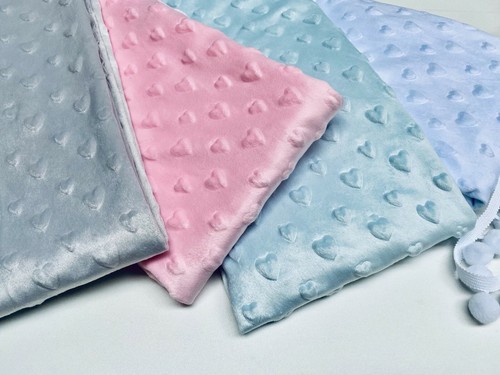 Heart supersoft dimple fleece - heart,