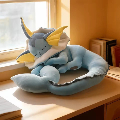 Giant vaporeon sleeping - sleeping, plush