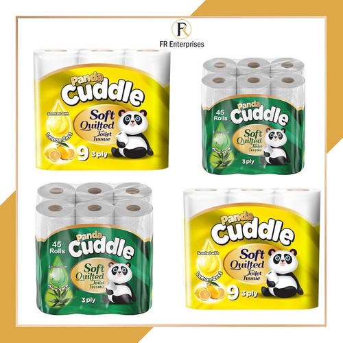 Cuddle panda toilet rolls - cuddle,