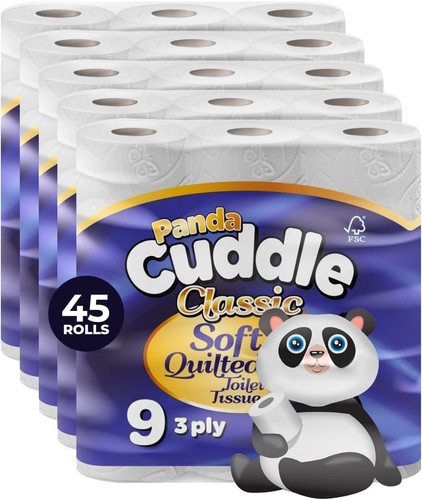 Panda cuddle toilet roll - cuddle,