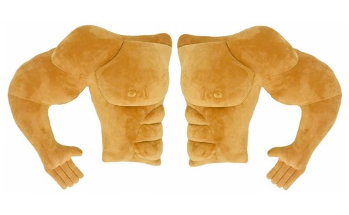 Muscle man arm body pillow - body,