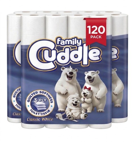 120 cuddle toilet roll - 120, tissue