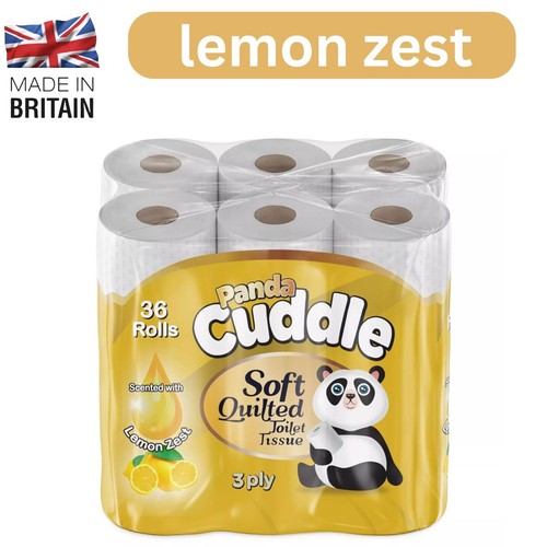 Panda cuddle lemon zest ply - panda,