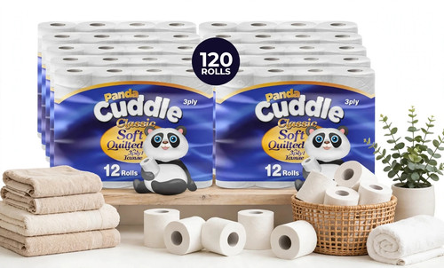 120 rolls panda cuddle - cuddle, classic