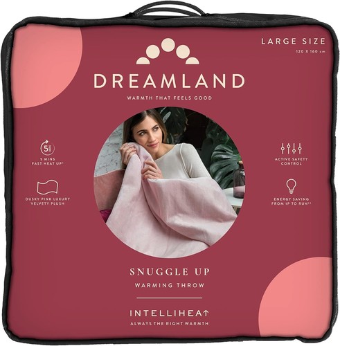 Dreamland 16708 heated throw - dreamland,