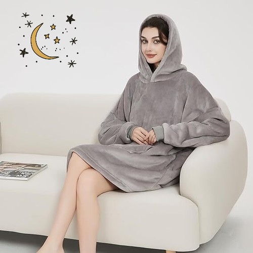 Hoodie blanket oversized - blanket,