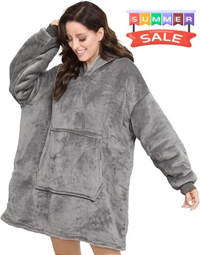 Adult hoodie blanket oversized - adult,