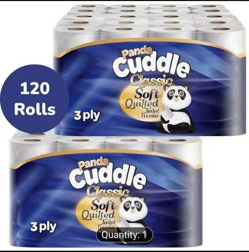 120 toilet tissue rolls - toilet, 3