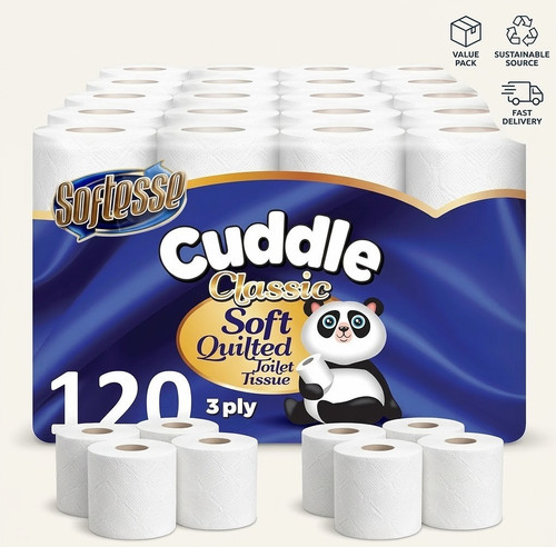 Panda cuddle toilet roll - panda,