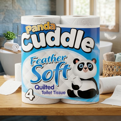 Panda cuddle toilet tissue - cuddle,