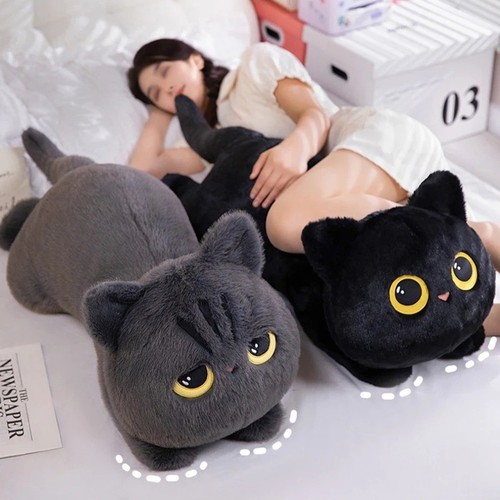 Cute plush cat - cat, pillow,