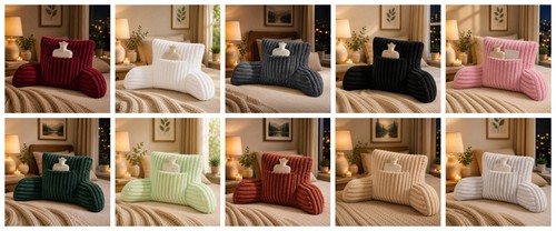 Cuddle cushion fleece reading - cushion,