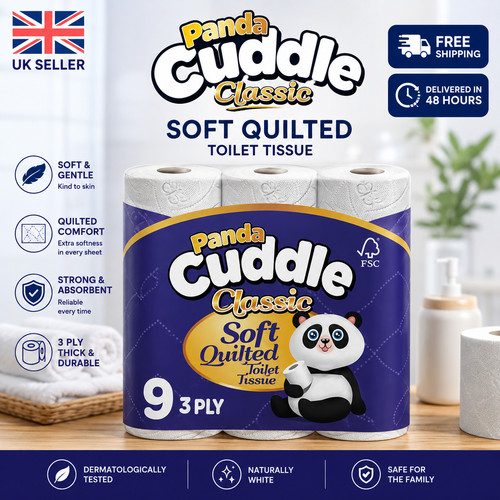 Panda cuddle soft quilted - panda,