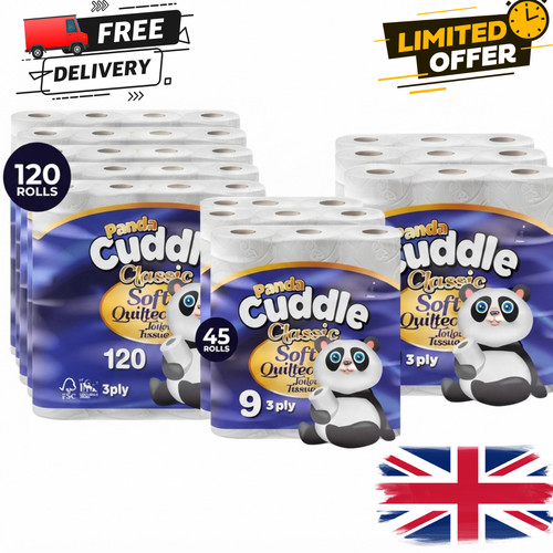120 panda cuddle toilet - cuddle, roll