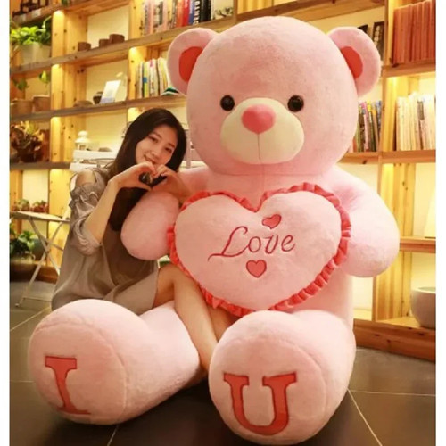 Large giant plush toy bear - toy,