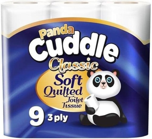 Panda cuddle toilet roll - 9,