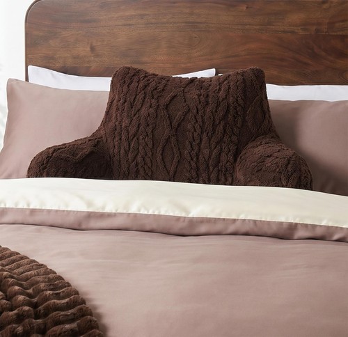 Ohs cable knit bolster cuddle - ohs,