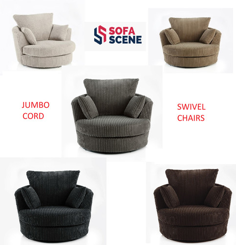 Jumbo cord sofa swivel cuddle - cord,